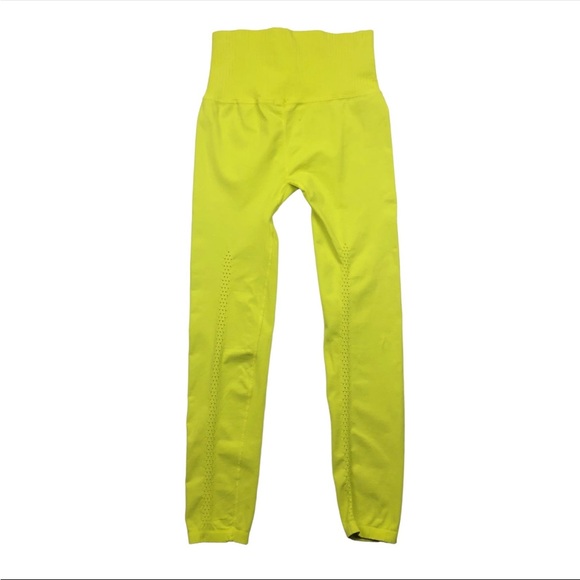 Free people fp movement good karma Neon Yellow/green Leggings and sports bra - Picture 4 of 10